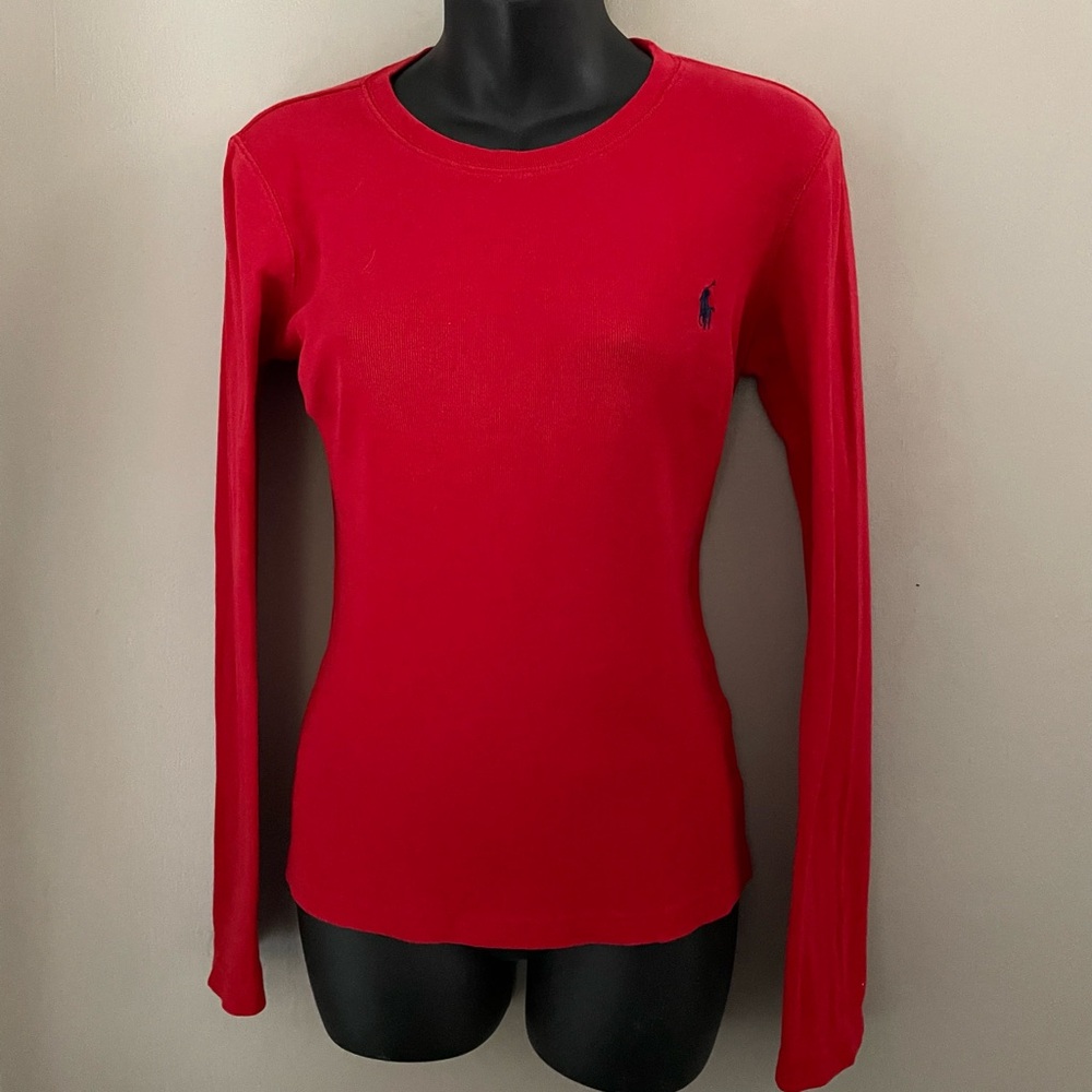 Ralph Lauren Red Cotton Tee